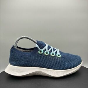 Allbirds Tree Dasher Sneakers Women’s 8 Blue Knit Running Athletic